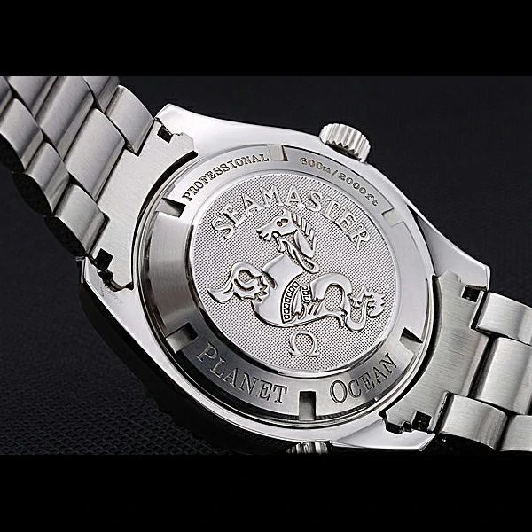 Omega Seamaster Planet Ocean GMT Black Dial Stainless Steel Band new60287