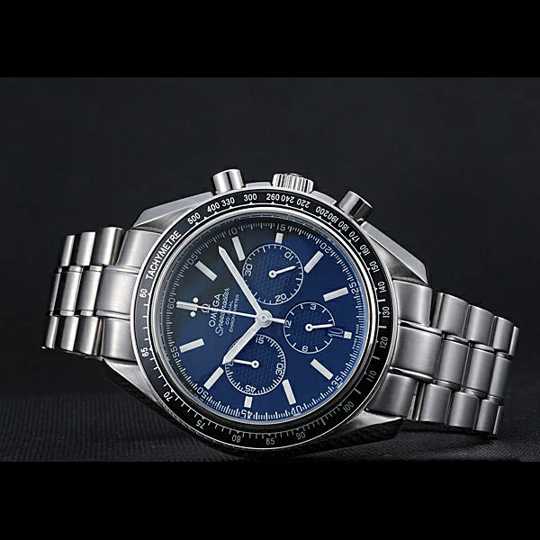 Omega Speedmaster Black Grey Stainless Steel Strap new59953