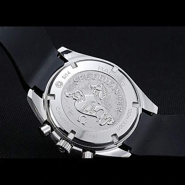 Omega Speedmaster Black Rubber Strap Black Dial new59942