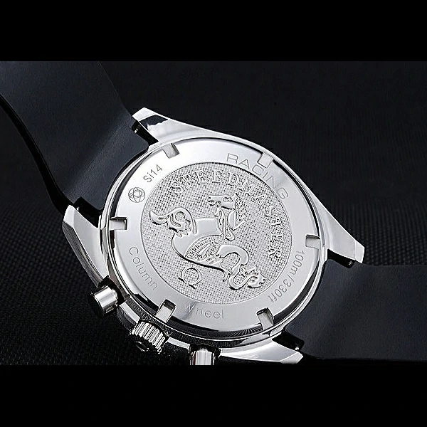 Omega Speedmaster Black Rubber Strap Black Dial new59943