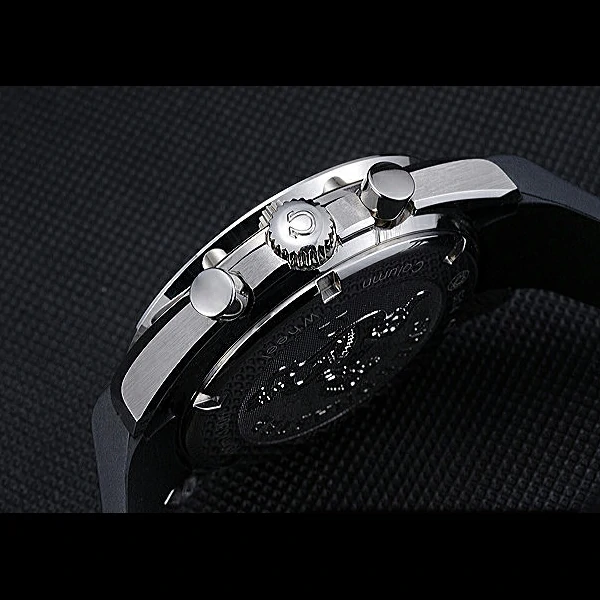 Omega Speedmaster Black Rubber Strap Black Dial new59943