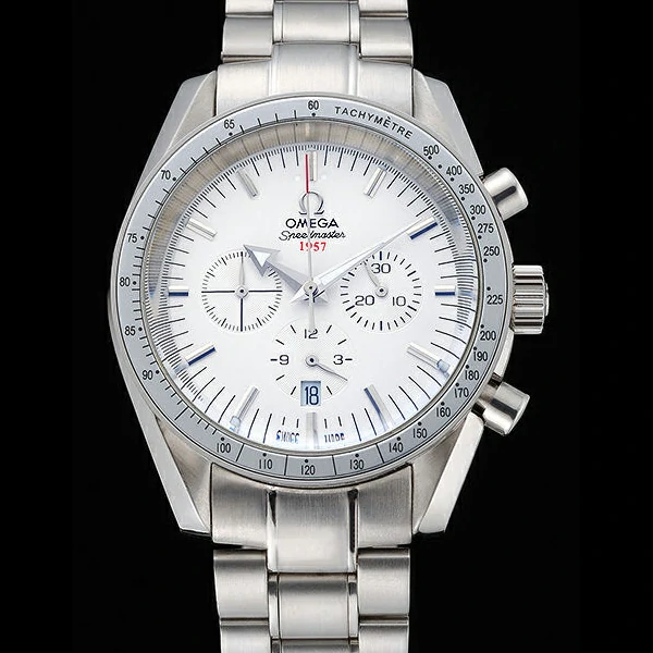 Omega Speedmaster Limited Edition 1957 White Dial Stainless Steel Bracelet new60411