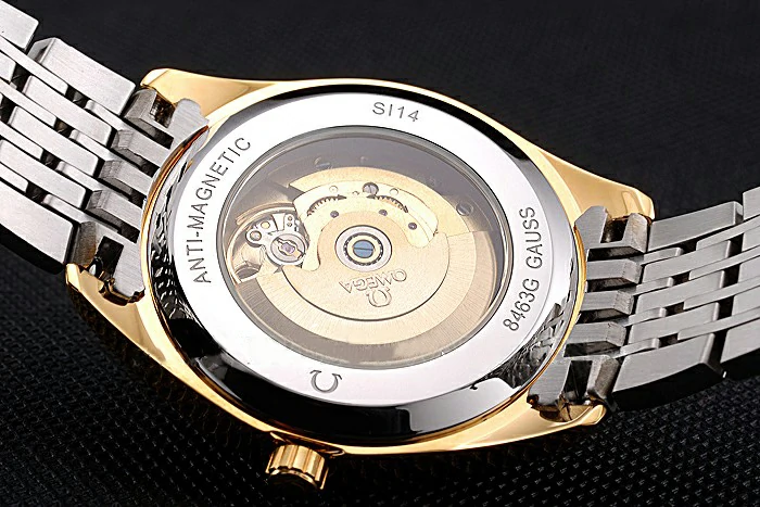 Omega Tresor Master Co Axial White Dial Gold Case Two Tone Stainless Steel Bracelet new121396