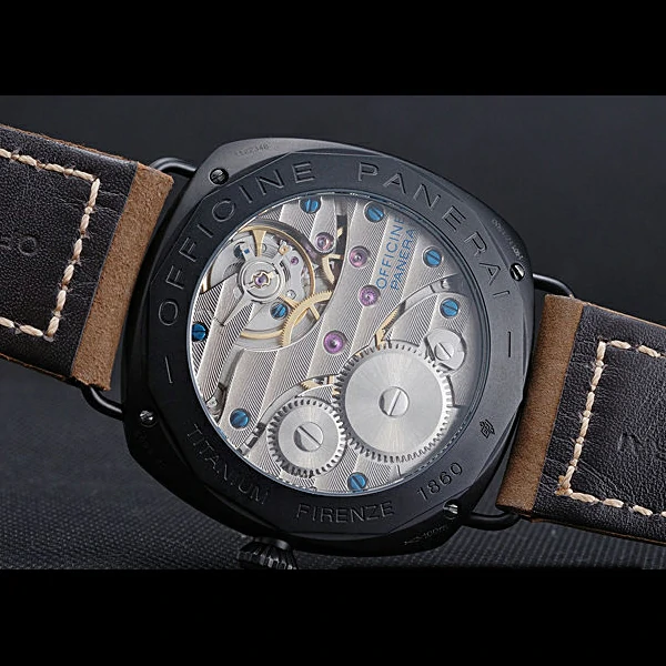 Panerai Luminor Marina Militare Ion Plated Stainless Steel Bezel Khaki Bracelet new60215
