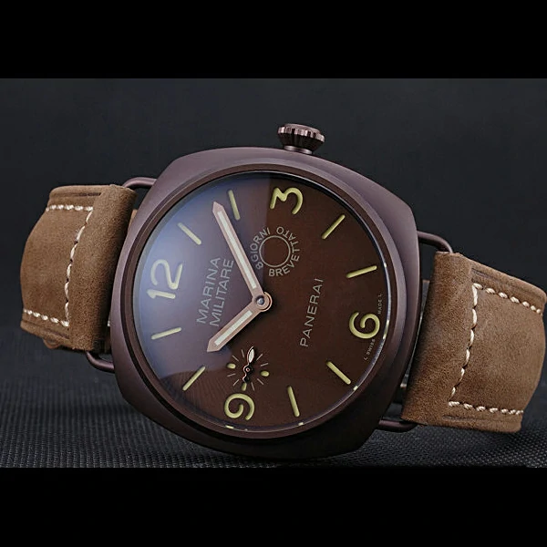 Panerai Luminor Marina Militare Purple Stainless Steel Bezel Khaki Bracelet new60216
