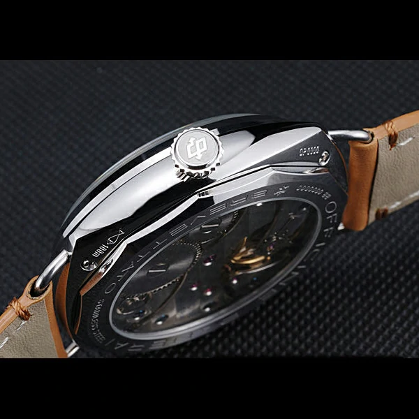 Panerai Luminor Marina Militare Stainless Steel Bezel Tan Bracelet new60222