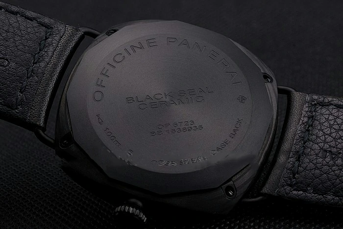 Panerai Radiomir Black Seal Carbotech Black Dial Black Case Black Leather Strap new123413