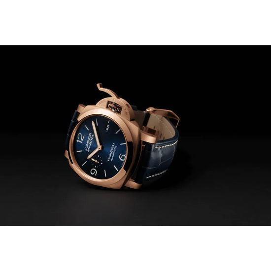 Panerai Replica Watch Luminor Marina Goldtech™ Sole Blu PAM01112