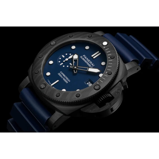 Panerai Replica Watch Submersible QuarantaQuattro Carbotech™ Blu Abisso PAM01232