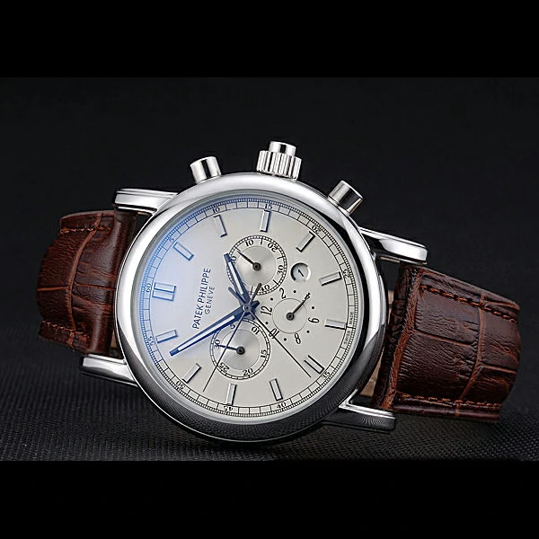 Patek Philippe Grand Complications Perpetual Calendar Stainless Steel Case White Dial Silver new60160