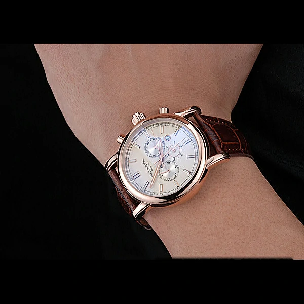 Patek Philippe Grand Complications Perpetual Calendar White Dial Silver Chronograph new60158