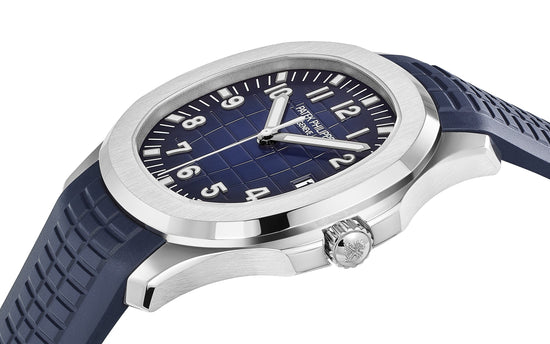 Patek Philippe Replica Watch Aquanaut Date, Sweep Seconds Watch, 18k White Gold 42,2 mm, 5168G-001