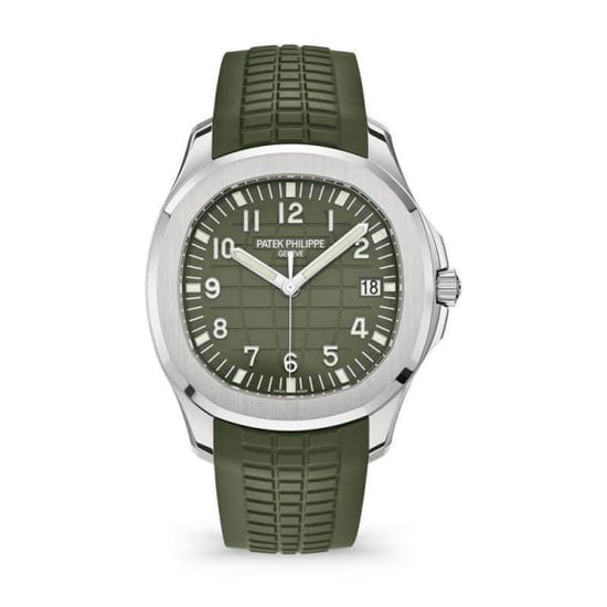 Patek Philippe Replica Watch Aquanaut Jumbo Date, Sweep Seconds, 18k White Gold, 42,2 mm, 5168G-010
