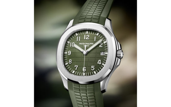 Patek Philippe Replica Watch Aquanaut Jumbo Date, Sweep Seconds, 18k White Gold, 42,2 mm, 5168G-010