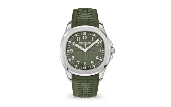Patek Philippe Replica Watch Aquanaut Jumbo Date, Sweep Seconds, 18k White Gold, 42,2 mm, 5168G-010