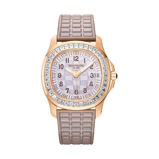 Patek Philippe Replica Watch Aquanaut Luce Haute Joaillerie, 18k Rose Gold, 35,6mm, 5072R-001