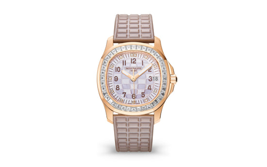 Patek Philippe Replica Watch Aquanaut Luce Haute Joaillerie, 18k Rose Gold, 35,6mm, 5072R-001