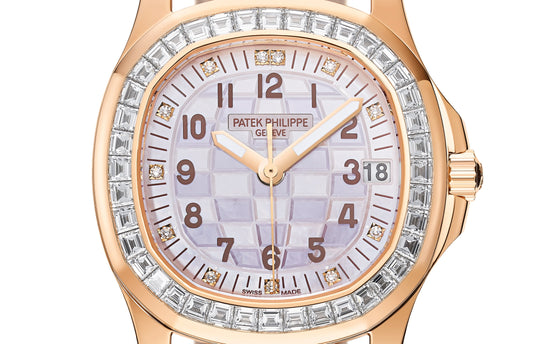 Patek Philippe Replica Watch Aquanaut Luce Haute Joaillerie, 18k Rose Gold, 35,6mm, 5072R-001