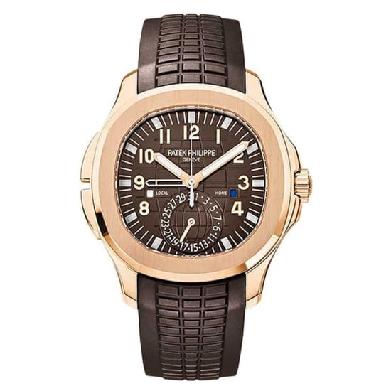 Patek Philippe Replica Watch Aquanaut Travel Time, 18k Rose Gold, 40,8mm, 5164R-001