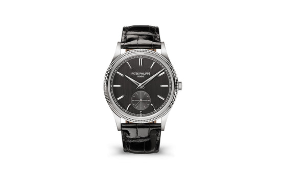 Patek Philippe Replica Watch Calatrava, 18k White Gold, 39mm, 6119G-001