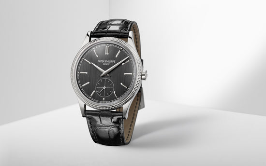 Patek Philippe Replica Watch Calatrava, 18k White Gold, 39mm, 6119G-001