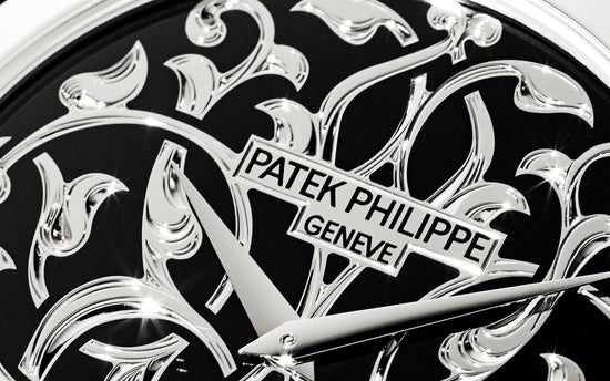 Patek Philippe Replica Watch Calatrava Volutes and Arabesques, Platinum, 38mm, 5088/100P-001