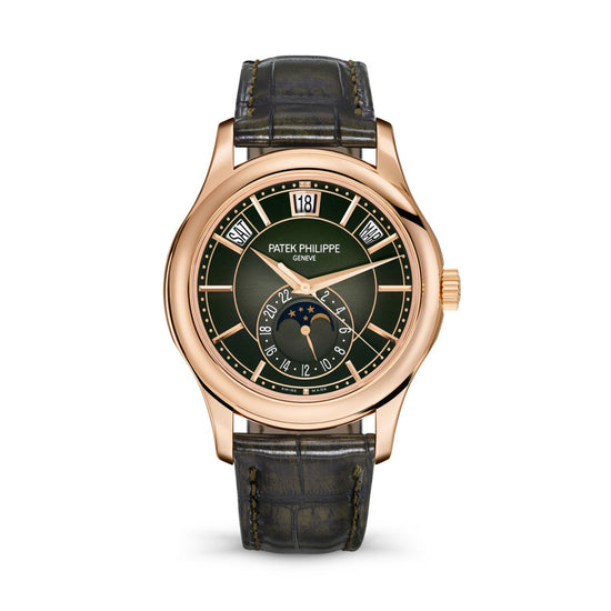 Patek Philippe Replica Watch Complication, 18k Rose Gold, 40mm, Annual Calendar 5205R-011
