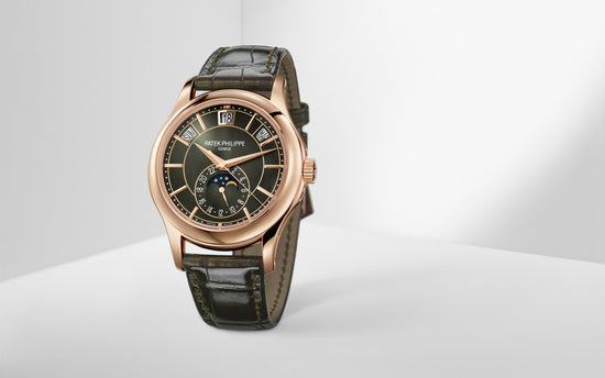 Patek Philippe Replica Watch Complication, 18k Rose Gold, 40mm, Annual Calendar 5205R-011