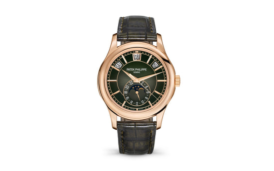 Patek Philippe Replica Watch Complication, 18k Rose Gold, 40mm, Annual Calendar 5205R-011
