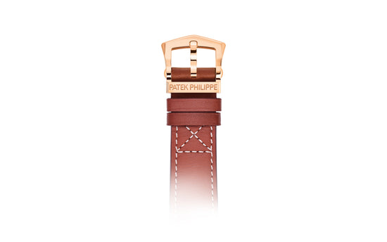 Patek Philippe Replica Watch Complication, 18k Rose Gold, Calatrava Pilot Travel Time 42mm, 5524R-001