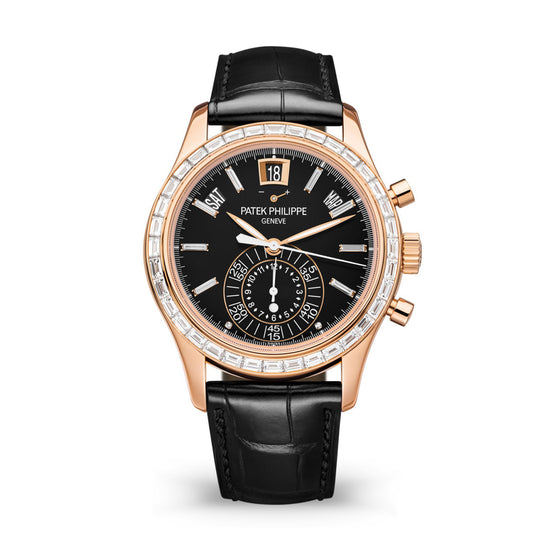 Patek Philippe Replica Watch Complication, 18k Rose Gold, Flyback Chronograph with Annual Calendar 40,5mm, 5961R-010