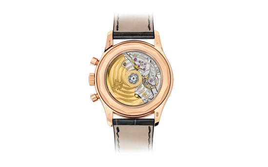 Patek Philippe Replica Watch Complication, 18k Rose Gold, Flyback Chronograph with Annual Calendar 40,5mm, 5961R-010