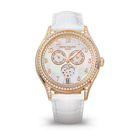 Patek Philippe Replica Watch Complication, 18k Rose Gold set with 388 diamonds (~2,92 ct), 38mm, Annual Calendar 4948R-001