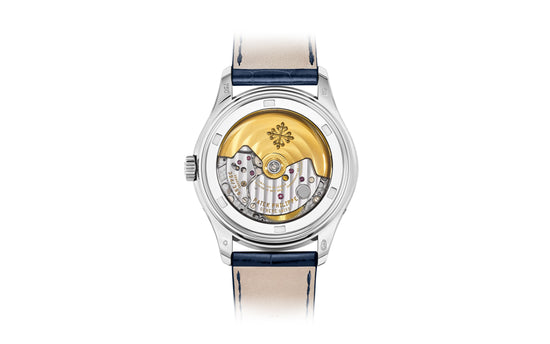 Patek Philippe Replica Watch Complication, 18k White Gold, 39mm, Annual Calendar / Moonphases 5147G-001