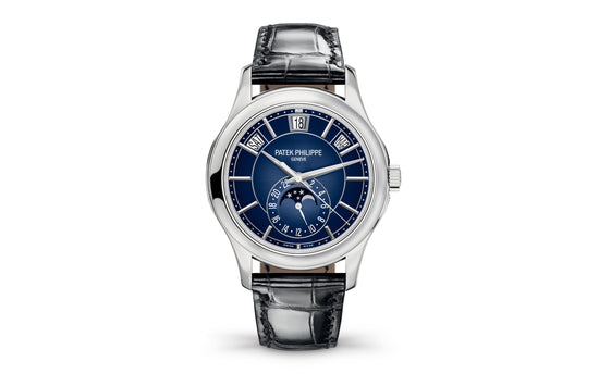 Patek Philippe Replica Watch Complication, 18k White Gold, 40mm, Annual Calendar 5205G-013