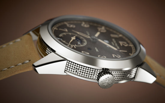 Patek Philippe Replica Watch Complication, 18k White Gold, Annual Calendar Travel Time 41mm, 5326G-001