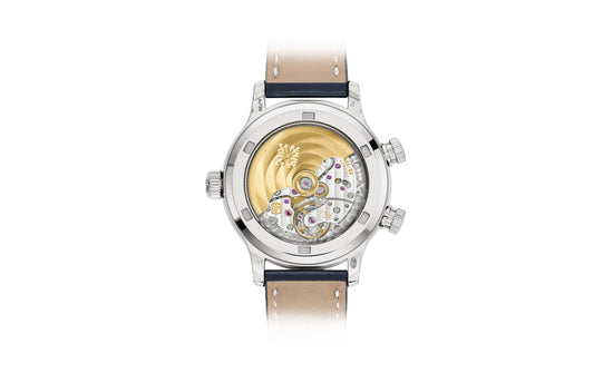 Patek Philippe Replica Watch Complication, 18k White Gold, Calatrava Pilot Travel Time 37,5mm, 7234G-001