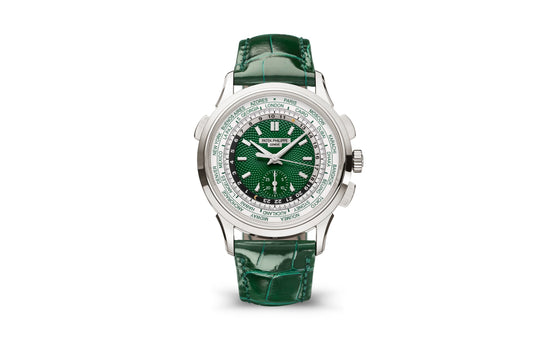 Patek Philippe Replica Watch Complication World-Time flyback Chronograph, Platinum, 39,5mm, 5930P-001