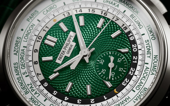 Patek Philippe Replica Watch Complication World-Time flyback Chronograph, Platinum, 39,5mm, 5930P-001