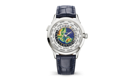 Patek Philippe Replica Watch Complication World Time Rare Handcrafts, 18k White Gold, 38,5mm, 5231G-001