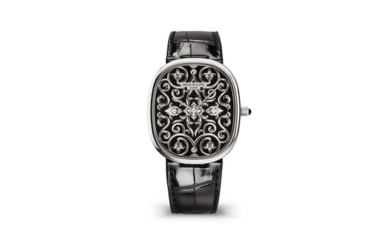 Patek Philippe Replica Watch Golden Ellipse, 18k White Gold, 34.5 x 39.5 mm, 5738/51G-001