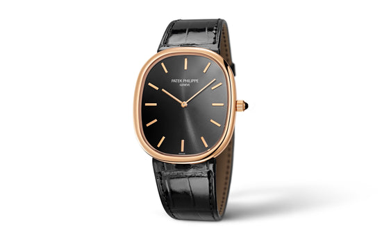 Patek Philippe Replica Watch Golden Ellipse «Grand-taille», 18k Rose Gold, 34.5 x 39.5 mm, 5738R-001