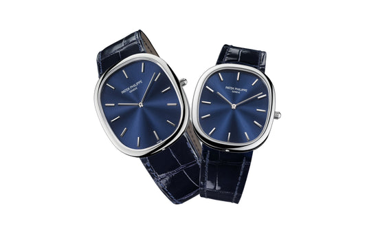 Patek Philippe Replica Watch Golden Ellipse «Grand-taille», Platinum, 34.5 x 39.5 mm, 5738P-001