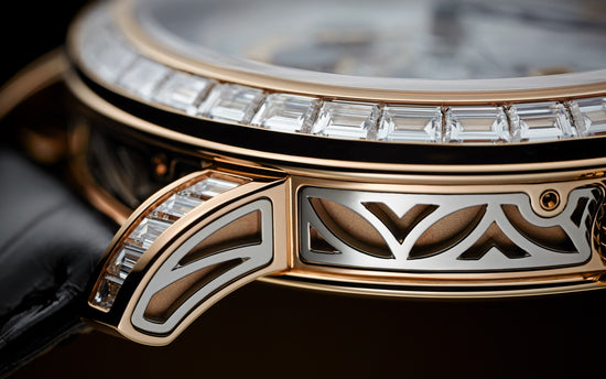 Patek Philippe Replica Watch Grand Complication, 18k Rose Gold set with baguette diamonds, 43mm, 5304/301R-001