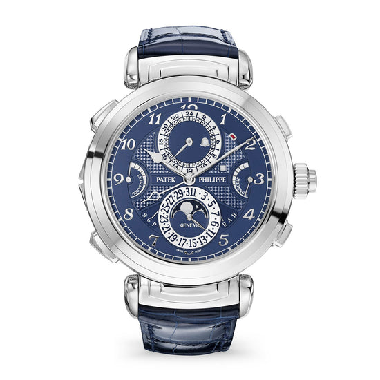 Patek Philippe Replica Watch Grand Complication, 18k White Gold, 47,7mm, Grandmaster Chime 6300G-010