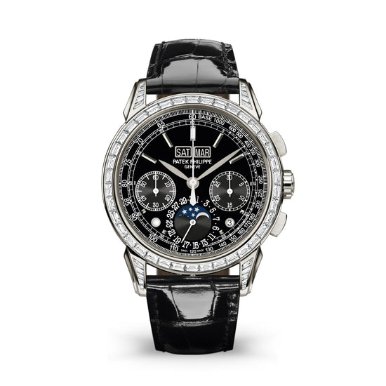 Patek Philippe Replica Watch Grand Complication, Platinum set with baguette diamonds, 41mm, 5271P-001