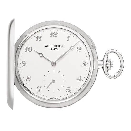 Patek Philippe Replica Watch Hunter-Case Pocket Watch, 18k White Gold, 48mm, 980G-010