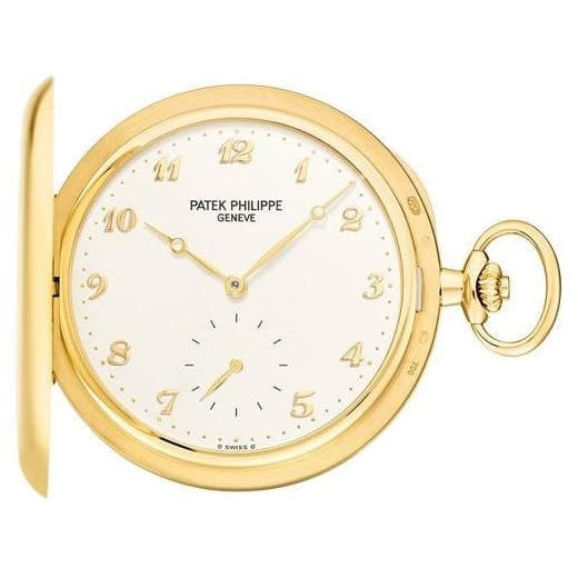 Patek Philippe Replica Watch Hunter-Case Pocket Watch, 18k Yellow Gold, 48mm, 980J-011