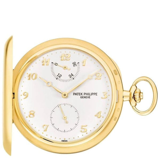 Patek Philippe Replica Watch Hunter-Case Pocket Watch, 18k Yellow Gold, 48mm, 983J-001