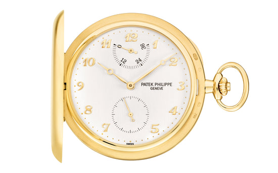 Patek Philippe Replica Watch Hunter-Case Pocket Watch, 18k Yellow Gold, 48mm, 983J-001